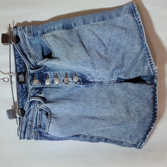 Simple Society Pants - Button-fly Jean Shorts